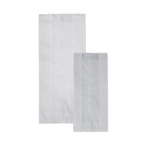 Sáčok desiatový 12+5x24cm biely (1kg), 1000ks