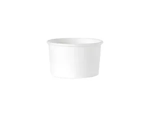 Kelímok na zmrzlinu 130 ml biely, 25ks