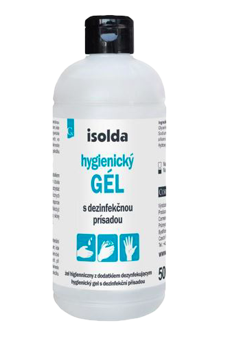 Isolda hygienický gél s dezinfekčnou prísadou, 500 ml