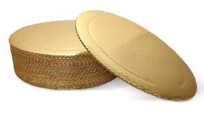 Podložka pod tortu zlatá Ø 32 cm, 20ks