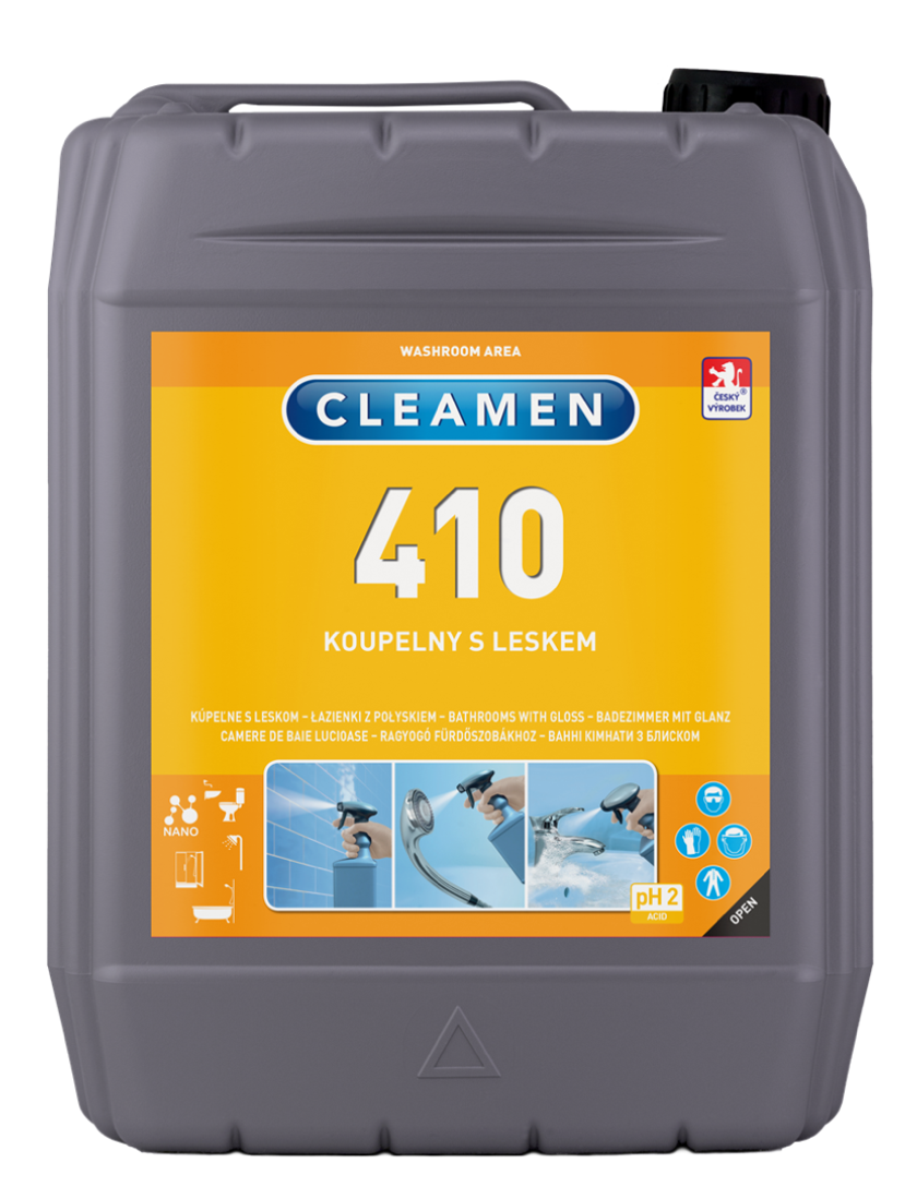 CLEAMEN 410 kúpeľne s leskom 5L, 1ks
