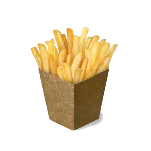 Bio box na hranolky a dip kraft, 25ks
