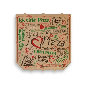 .Pizza krabica I LOVE PIZZA 32x32x3cm, 100 ks