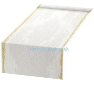Stredový pás Dunicel Tete-a-Tete 0,4 x 24 m Royal White, 1ks