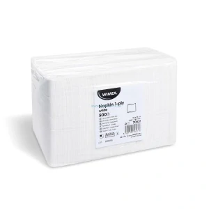 Biele servítky 1-vrstvé 33x33cm GASTRO, 500ks
