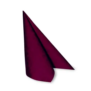 Obrúsky PREMIUM 40 x 40 cm, "dekor R" bordové, 50ks