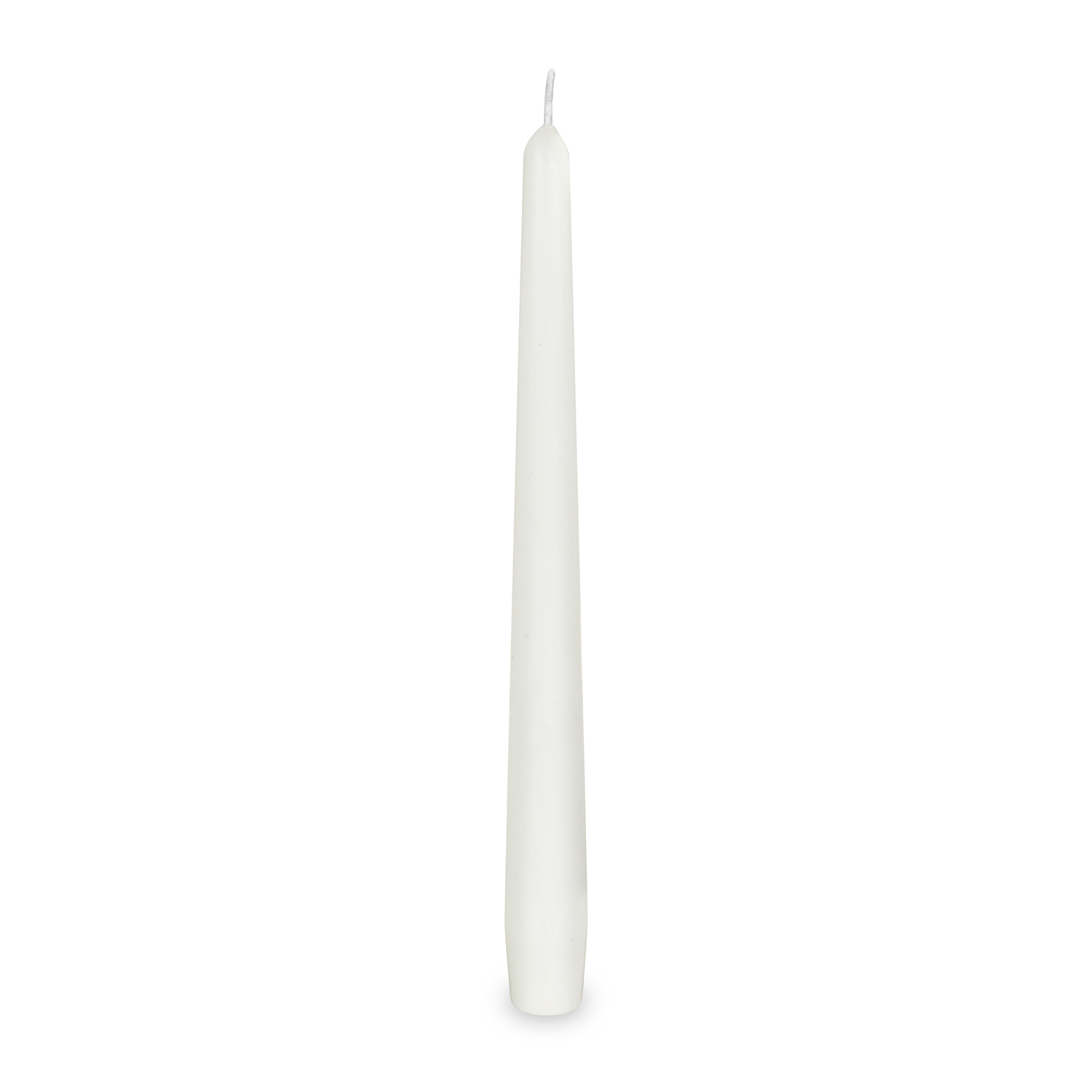 Sviečky kónické Ø 23,5 x 245 mm biele, 10ks