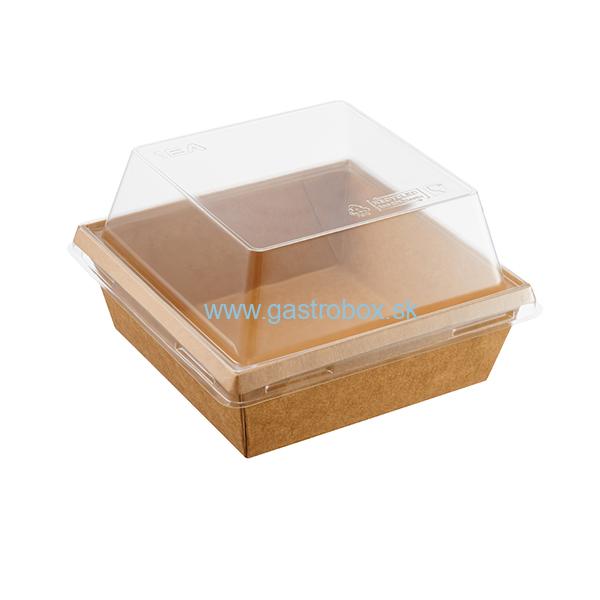 Bio misky ONE CLICK 1250ml kraft hnedé, nepremastiteľné, 50ks