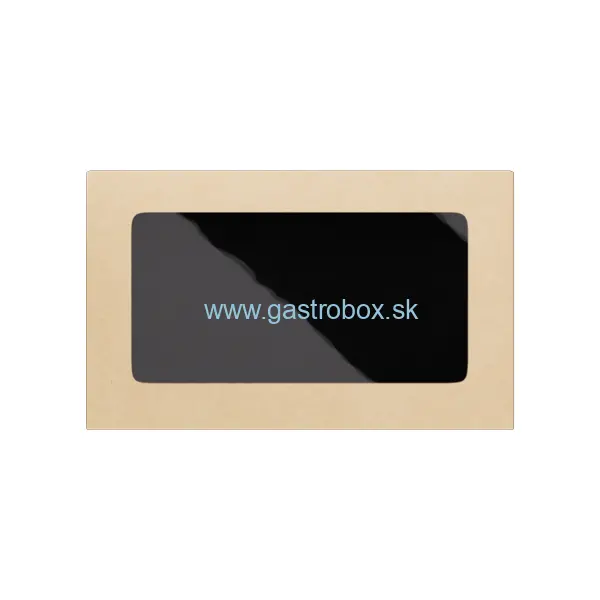 Bio misky ONE BOX 1000ml kraft čierne, nepremastiteľné, 25ks